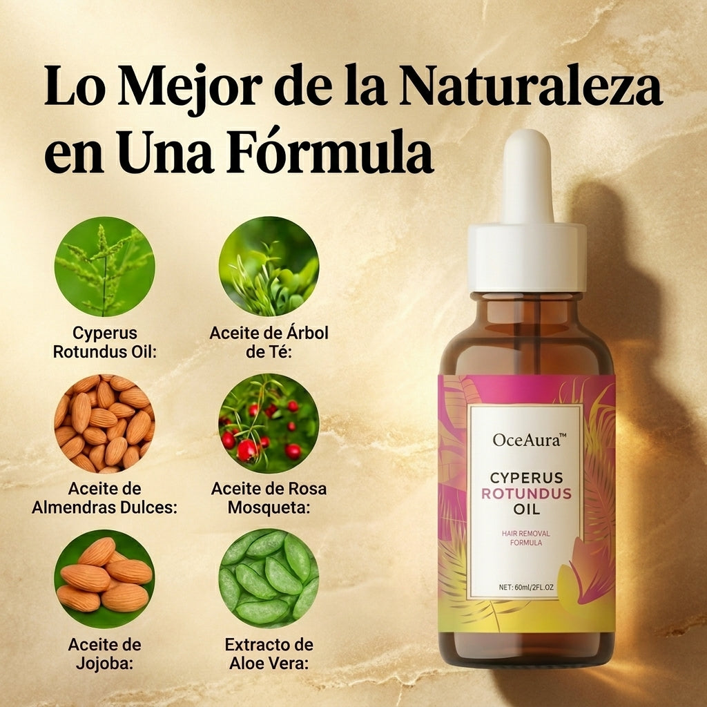 OceAura™ Piel Suave y Sin Vello — Sin Dolor, Sin Cera