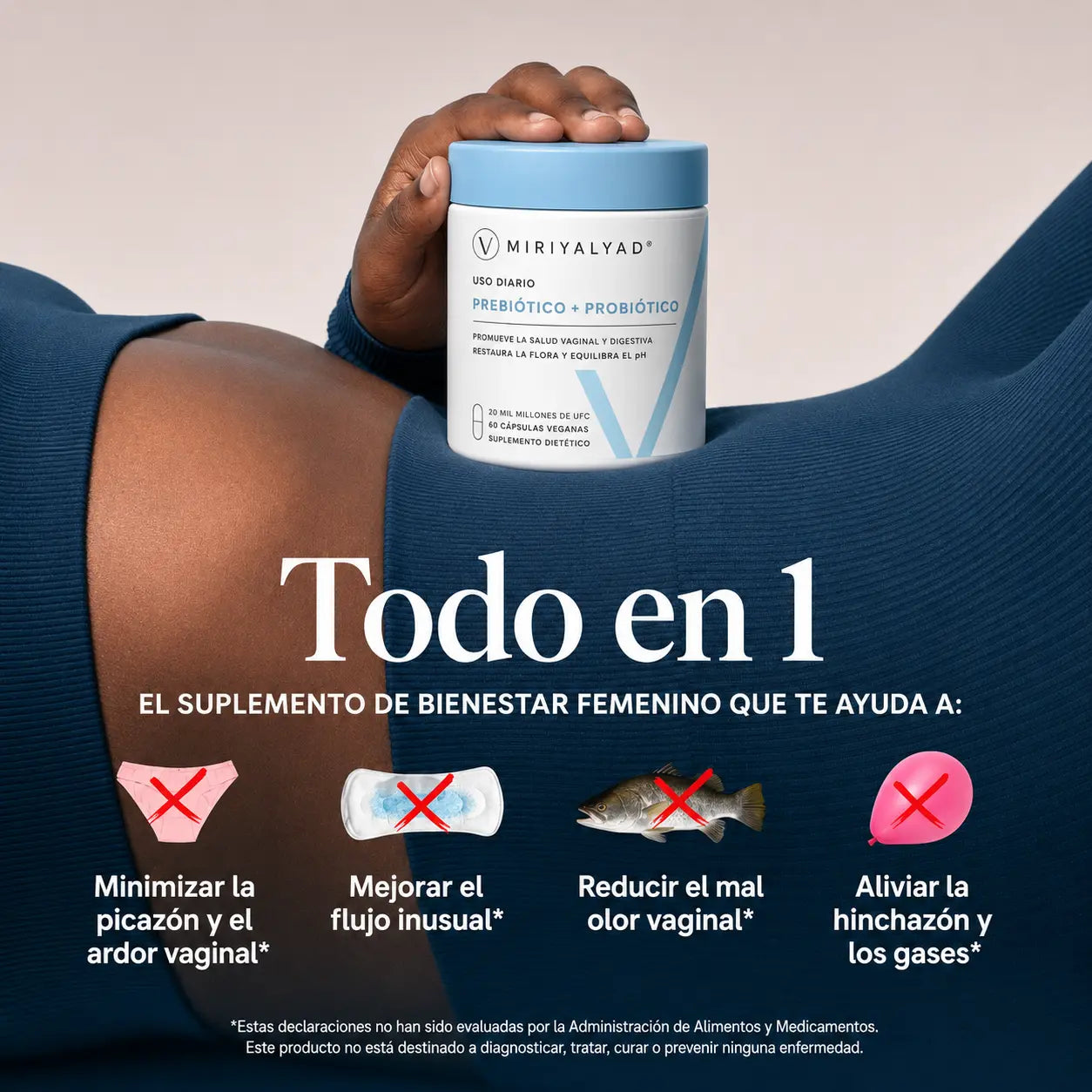 MIRIYALYAD® — Adiós Olor, Picazón e Infecciones Vaginales