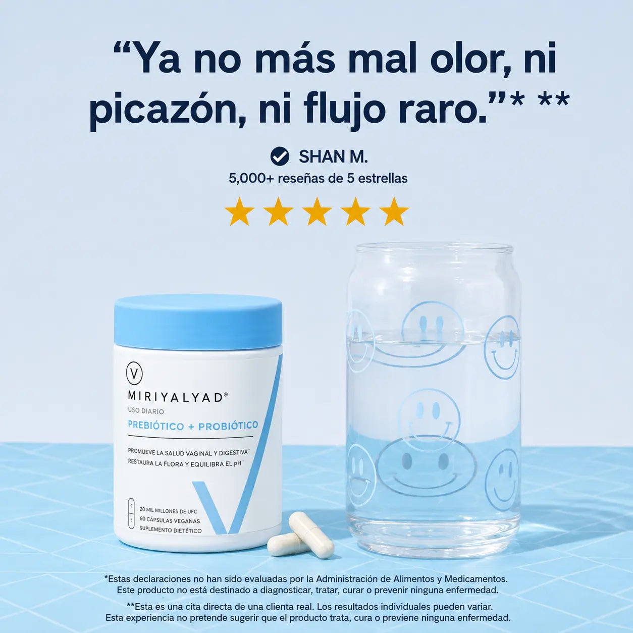 MIRIYALYAD® — Adiós Olor, Picazón e Infecciones Vaginales