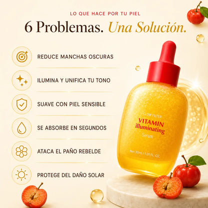 Sérum Vitamina C Piel Radiante, Sin Manchas