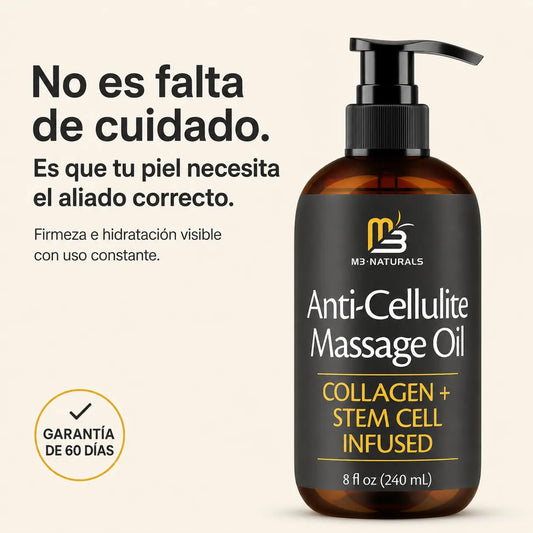 Aceite Anticelulitis Piel Firme, Hidratada y Suave