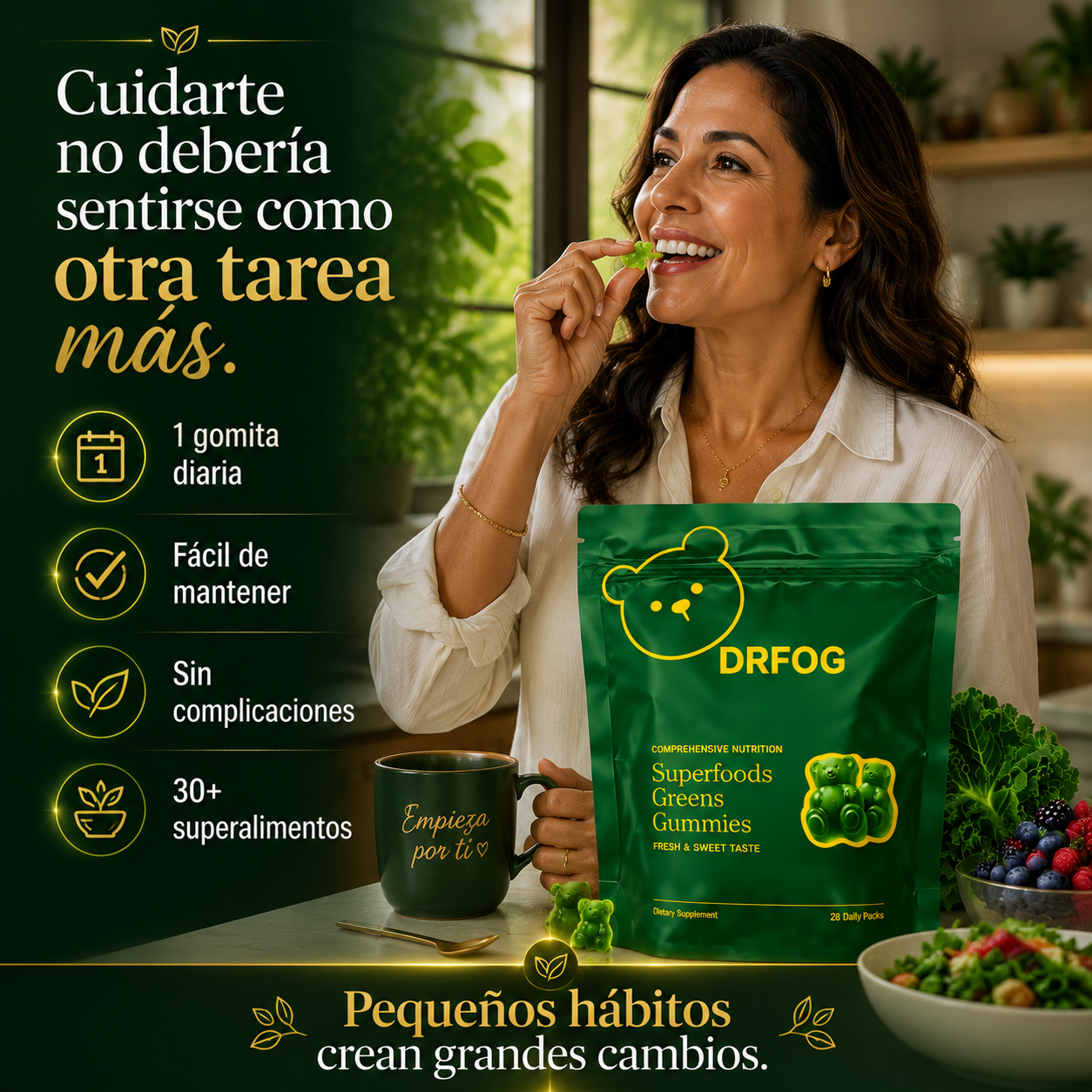 DRFOG Green Gummies™ | Más Energía, Mejor Digestión y Bienestar Diario