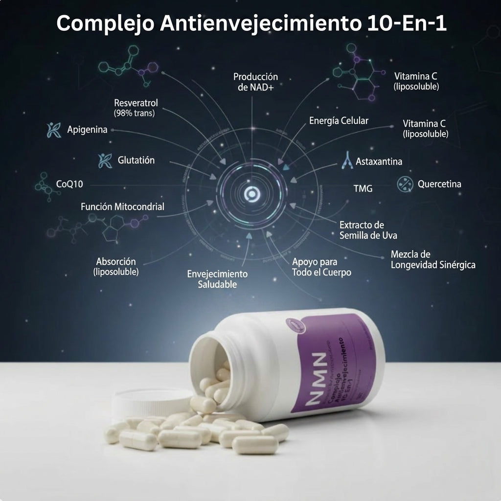 Complejo NMN 10-en-1 Anti-Edad