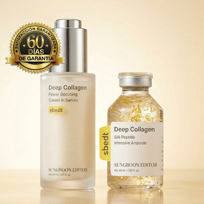 Kit Antiedad de Colágeno — Sérum + Crema Hidratante (2 piezas)
