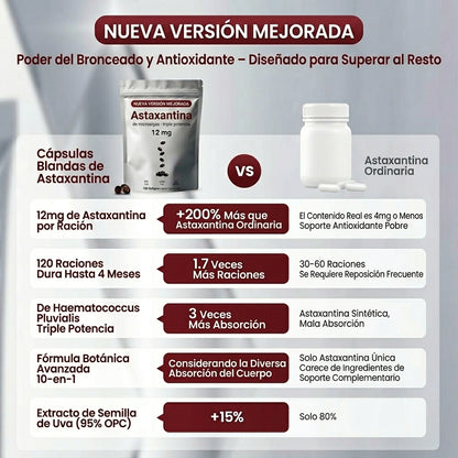Astaxantina VitaGlow™ — El antioxidante que tu cuerpo necesita