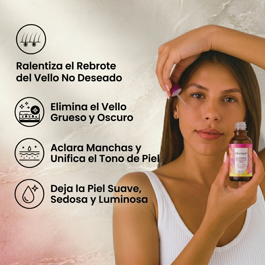 OceAura™ Piel Suave y Sin Vello — Sin Dolor, Sin Cera