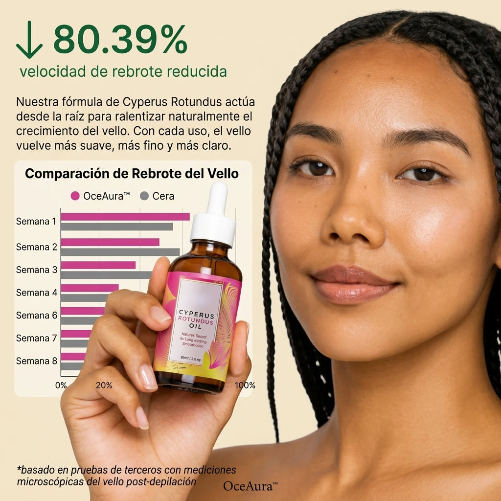 OceAura™ Piel Suave y Sin Vello — Sin Dolor, Sin Cera