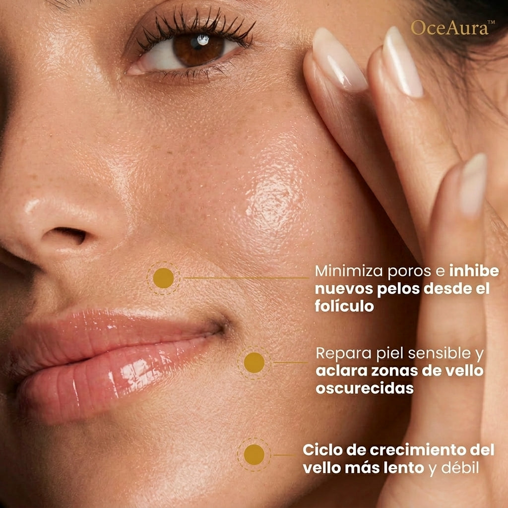 OceAura™ Piel Suave y Sin Vello — Sin Dolor, Sin Cera