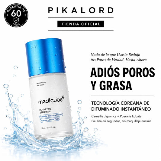Medicube Zero Pore Serum 2.0 | Para Piel Grasa, Mixta y con Acné — Resultado Inmediato