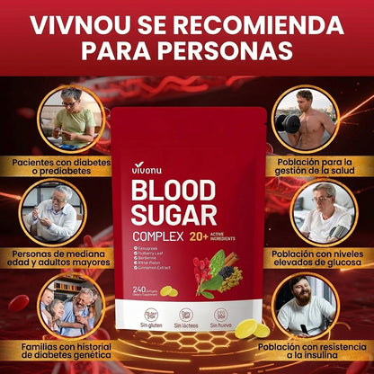 Suplemento Natural Para el Azúcar – Canela, Cúrcuma y Más | VIVONU