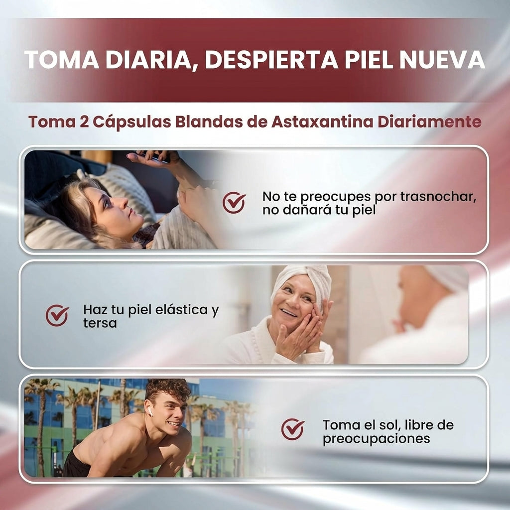 Astaxantina VitaGlow™ — El antioxidante que tu cuerpo necesita