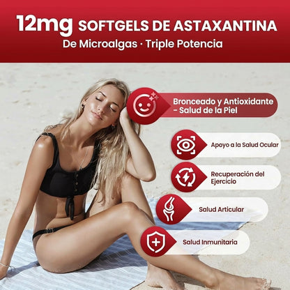 Astaxantina VitaGlow™ — El antioxidante que tu cuerpo necesita
